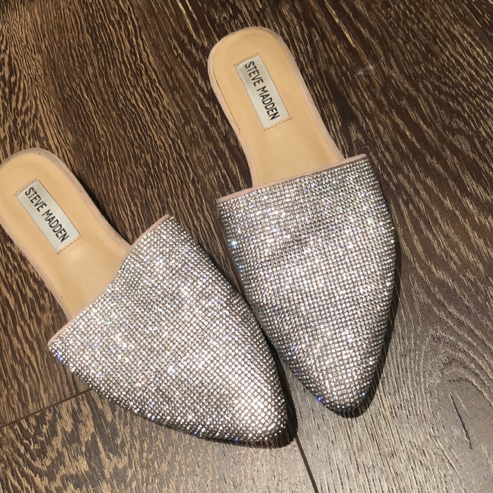 Sparkly mules